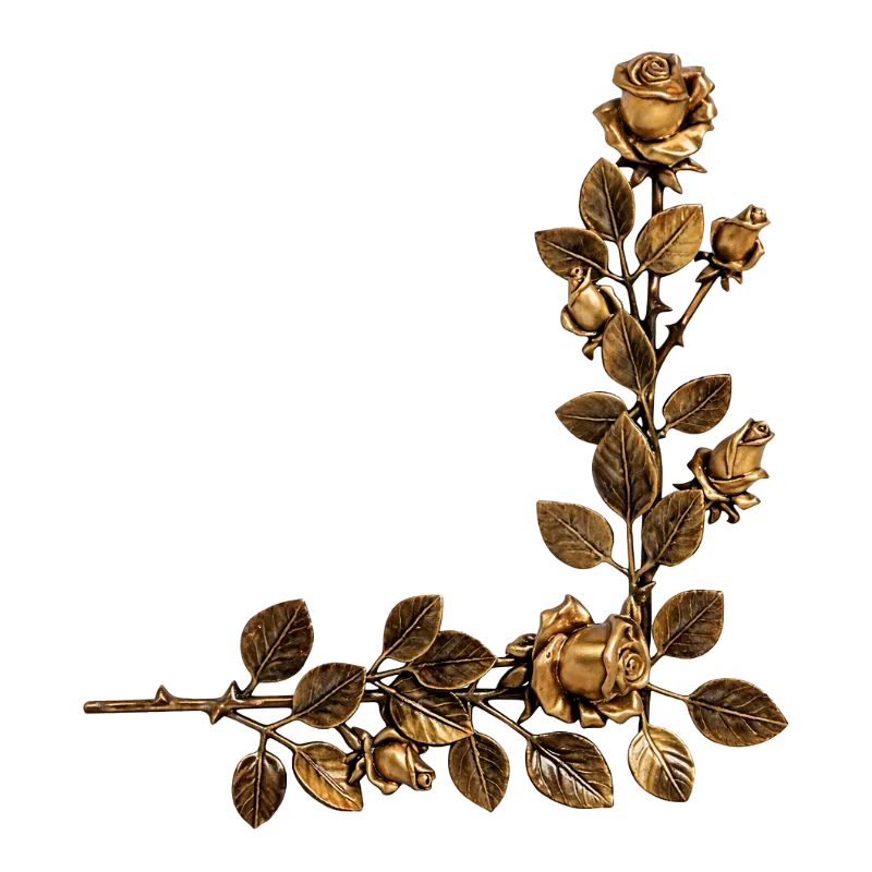 Цветы декор из бронзы – 43 | Цветы из бронзы